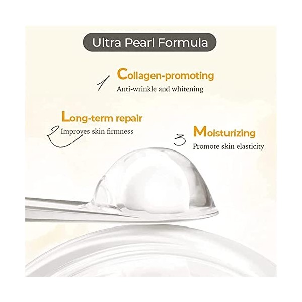 Veze Collagène Marbré Crème Crème Perle Élastique au Collagène Heykomi Crème Hydratante Raffermissante au Collagène Crème Jou...