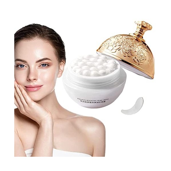 Veze Collagène Marbré Crème Crème Perle Élastique au Collagène Heykomi Crème Hydratante Raffermissante au Collagène Crème Jou...