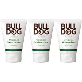 Bulldog Skincare Original Lot de 3 hydratants quotidiens pour homme à absorption rapide 100 ml