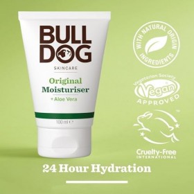 Bulldog Skincare Original Lot de 3 hydratants quotidiens pour homme à absorption rapide 100 ml