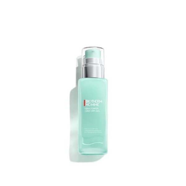 Biotherm Homme, Aquapower Comfort Gel Peaux Sèches, Gel Hydratant Visage pour Homme, texture non Collante à Absorption Rapide