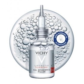 Vichy, Liftactiv H.A., Sérum Anti-Rides Epidermic Filler, Comble & Repulpe, Enrichi en Acide Hyaluronique, Pour Peaux Sensibl