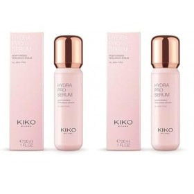 KIKO Milano Hydra Pro Serum, Sérum Hydratant Pour Le Visage Enrichi D’Un Complexe Acide Hyaluronique + Rose Lot de 2 