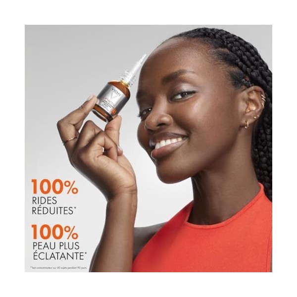 Vichy, Liftactiv H.A., Sérum Antioxydant à la Vitamine C, Anti-Fatigue & Anti-Rides, Enrichi en Vitamine Cg, Pour tous Types 