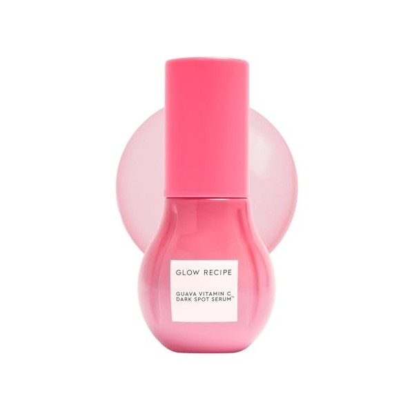 Glow Recipe Guava Travel Size Sérum à la vitamine C – Hydratant, éclaircissant et végétalien – Sérum coréen pour le visage po...