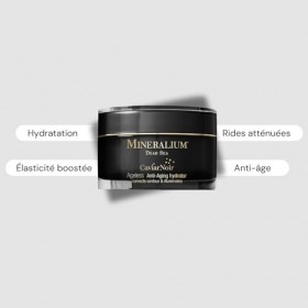 Mineralium - Hydratant Anti-Âge Ageless à lExtrait de Caviar - Corrige le Contour et Illumine - Vitamines C et E, Collagène,
