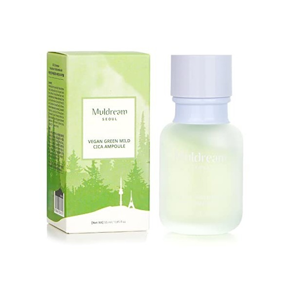 Muldream Ampoule CICA douce verte végétalienne