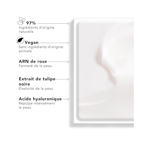 Lierac - Lift Intégral - Recharge Gel-Crème Jour Raffermissant - Acide Hyaluronique & Tulipe Noire - Soin Visage Hydratant & 