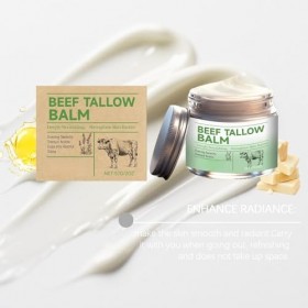 Crème Hydratante Anti-âge Au Suif : Hydratation Intense, Augmentation De Lélasticité De La Peau, Combat Les Ridules Des Peau ...