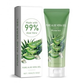 Gel De Soin À Laloe Vera - Apaise la Peau, Hydrate en Profondeur, Formule Double Action for Le Soin de Jour et le Masque Hyd ...