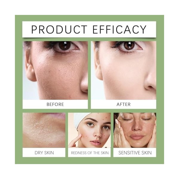 Gel De Soin À Laloe Vera - Apaise la Peau, Hydrate en Profondeur, Formule Double Action for Le Soin de Jour et le Masque Hyd ...