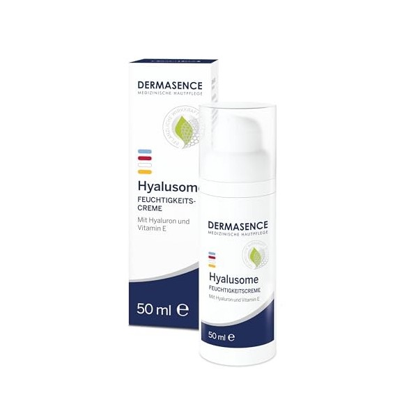 DERMASENCE Hyalusome Feuchtigkeitscreme Anti-Aging Effekt, elastizitätsfördernd und hydratisierend, 50 ml Crème