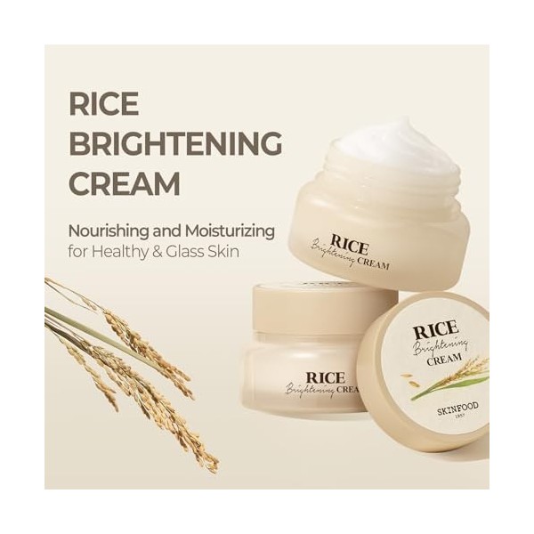 SKIN FOOD since 1957 Soins de la peau coréenne Soin de la peau Soin de la peau Hydratant Riz Crème hydratante pour une peau r