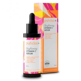 puhdas+ Sérum vitamine C [30 ml] Sérum éclaircissant puissant à la vitamine C pour la peau, 99,7 % naturel et 100 % végan, fa