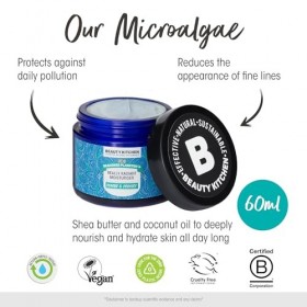 Beauty Kitchen Seahorse Plankton+ Really Radiant Moisturiser, Renews and Protects Skin, with Shea Butter and Coconut Oil, Hyd...