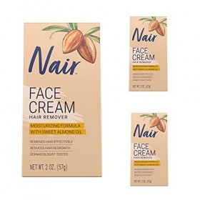 Moisturizing Face Cream For Upper Lip Chin And Fac Nair 2 oz, Pack of 3 by Nair