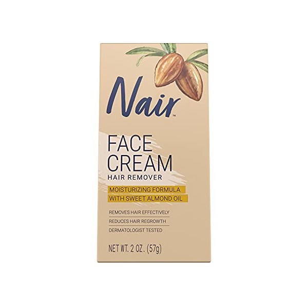 Moisturizing Face Cream For Upper Lip Chin And Fac Nair 2 oz, Pack of 3 by Nair