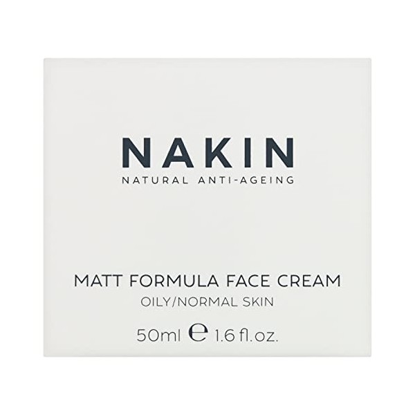 Nakin Crème visage mate/peaux normales 50 ml