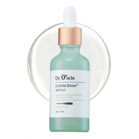 CentellaBiome Ampoule - Soothes, Calms irritation, acne, pimples, redness, Centella Asiatica, Probiotics, 1.69 fl.oz/50ml, De