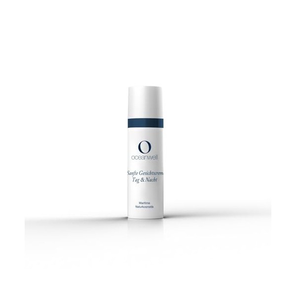 Oceanwell Cosmétique naturel maritime - Crème douce pour le visage - Jour et nuit - Soin hydratant 24h - Soin dentrée idéal 