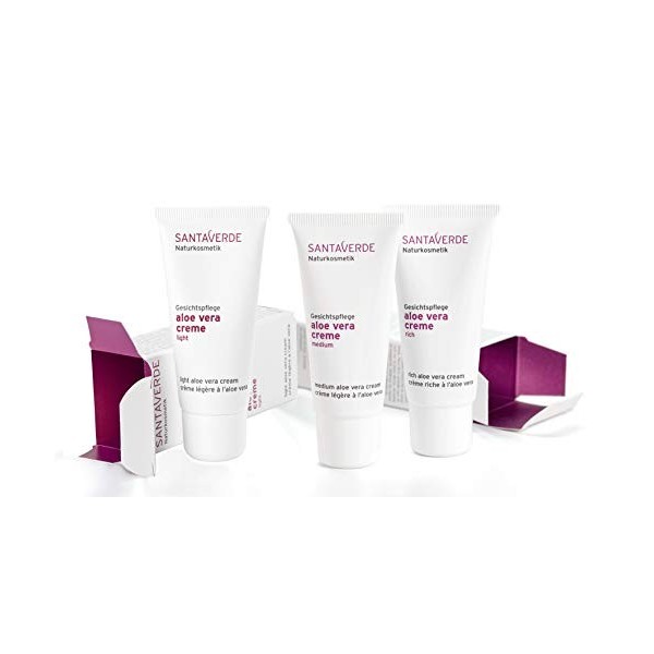 SantaVerde Crème légère à laloe vera sans parfum