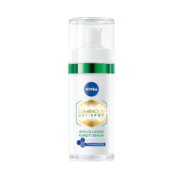 NIVEA Luminous630 Sérum anti-taches post-acné 30 ml – Correcteur avancé de taches sombres pour les taches post-lémish, traite
