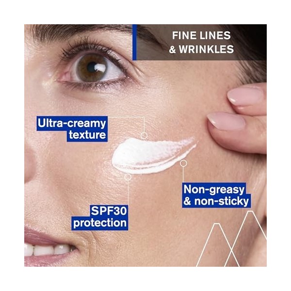 Uriage Age Lift Crème Jour Lissante Protectrice SPF30 au Rétinol & Acide Hyaluronique - Crème Visage, Cou et Décolleté - Moin