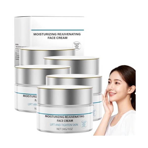 Moisturizing Rejuvenating Face Cream, Anti Aging Face Cream for Women & Men, Facial Lift Creams for Skin Tightening and Firmi...