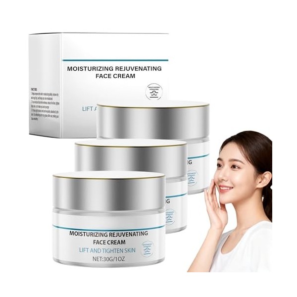 Moisturizing Rejuvenating Face Cream, Anti Aging Face Cream for Women & Men, Facial Lift Creams for Skin Tightening and Firmi...