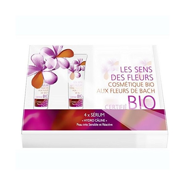 LES SENS DES FLEURS Sérum Hydro Câlin Sérum Peaux Très Sensibles et Réactives - 4x7ml Crème Jour et Nuit