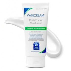 Vanicream, acide hyaluronique et céramides, crème hydratante quotidienne pour le visage, spécialités pharmaceutiques 3 oz – 8