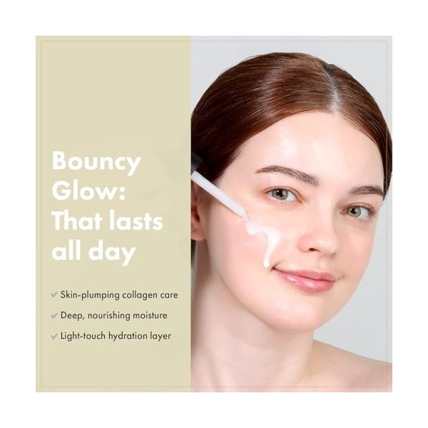 TOSOWOONG Sérum au collagène véritable pour le visage, Sérum hydratant et raffermissant à base de collagène hydrolysé et d’ac