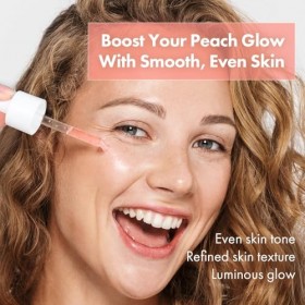 TOSOWOONG Sérum Pêche 80 Niacine, 5% de niacinamide, Alpha-Arbutin, Vitamine B12, Sérum hydratant, Soin pour un teint uniform