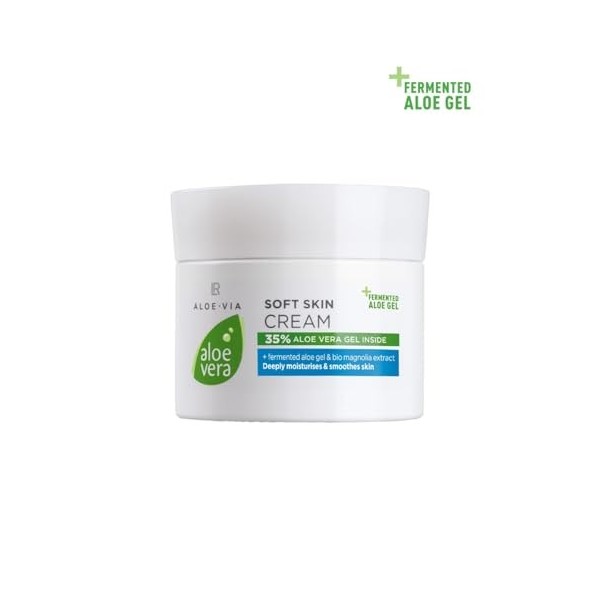 LR Aloe VIA Aloe Vera Lot de 2 crèmes douces pour la peau 100 ml