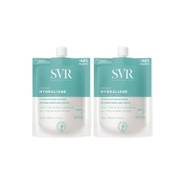 Hydraliane Crème – Crème Hydratante 48h Peaux Normales à Sèches – Acide Hyaluronique & Huiles Végétales – Texture Riche Non G