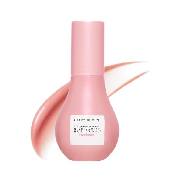 Glow Recipe Hue Drops – Mini sérum teinté pour le visage – Gouttes bronzantes pour éclaircir et hydrater – Apprêt de maquilla...