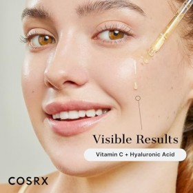 COSRX Pure Vitamin C 13% Serum avec vitamine E et acide hyaluronique, sérum visage brillant et hydratant pour les lignes fine