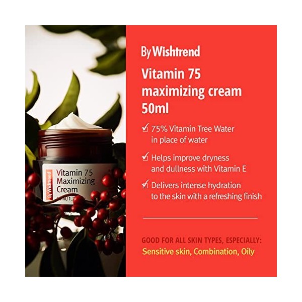 By Wishtrend Crème maximisante à la vitamine 75-50 ml