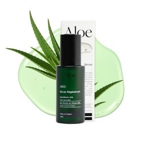 Sérum Régénérant Aloe Paris 30 ml – Sérum régénérant à l’Aloe Vera Bio et Eau Florale de Bleuet Bio – Nourrit, illumine et ré