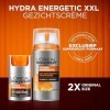 LOréal Men Expert - Soin Hydratant Anti-Fatigue 24H XXL pour Homme - Hydrate & Illumine - Concentré en Vitamine C Pure 10% -