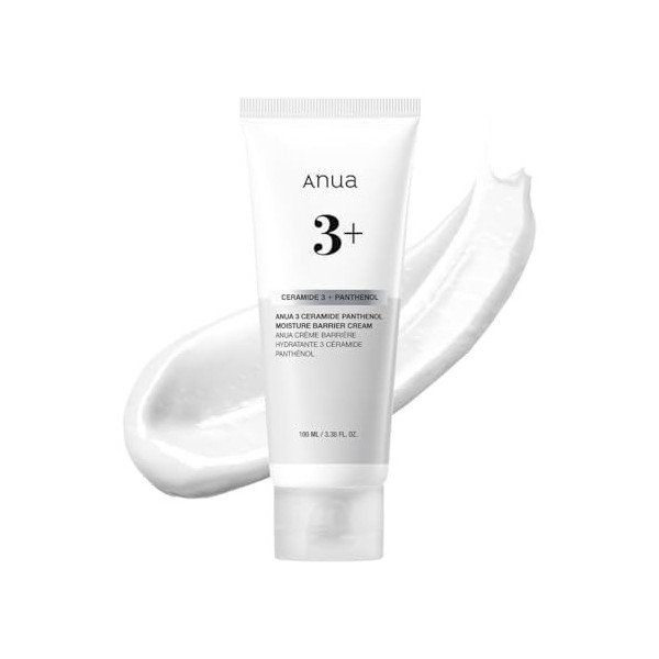 Anua Crème Hydratante Visage 3 Ceramide Panthénol – Crème Visage pour Barrière Cutanée, Peau Sensible, Soin Hydratant, Skinca