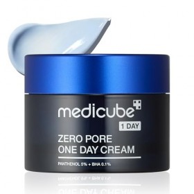 Medicube Zero Pore Crème One-Day 1.69 fl.oz – Crème affinante pour pores visibles & excès de sébum – Avec Panthénol, Acide Sa