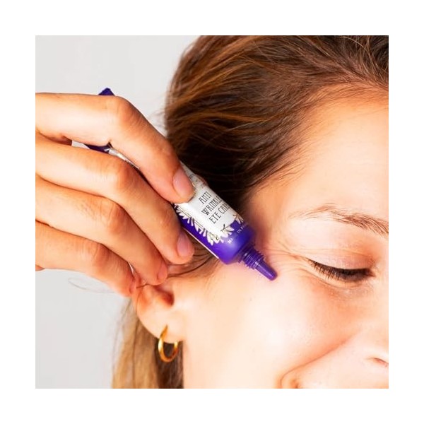 Panier des Sens – Crème Contour des Yeux Anti Rides Femme – Acide Hyaluronique + Extrait De Safran – Lifting Visage – Soins P...