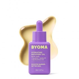 BYOMA Huile de récupération hydratante 30 ml Nourrit, illumine et équilibre la peau sans obstruer les pores - Huile visage 