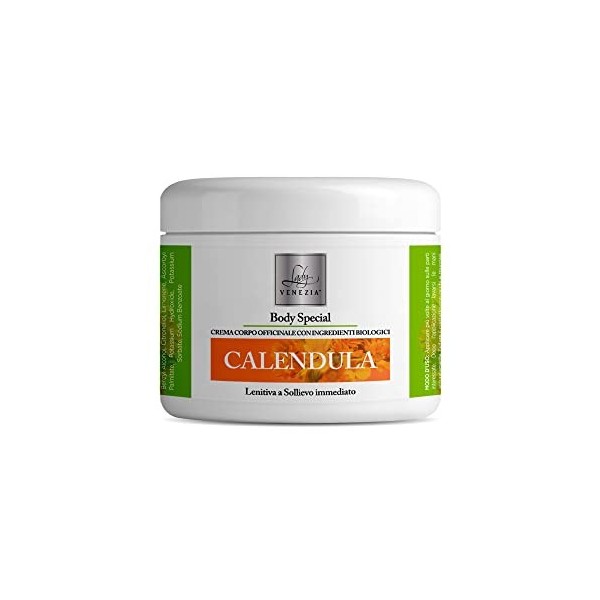 Crème Spéciale 99% Calendula Naturelle au soulagement immédiat - pour les brûlures, les cicatrices - contre lacné, les bouto