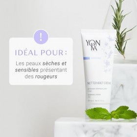 Yon-Ka Nettoyant Crème 100ml - Démaquillant Doux - Éliminez Impuretés et Maquillage avec Menthe Poivrée Apaisante et Glycérin