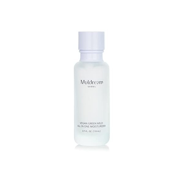 Muldream Vegan Green Crème hydratante tout en un pour les peaux sèches et sensibles Absorption rapide 100 ml