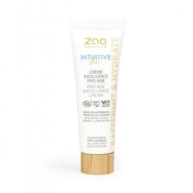 Zao Crème Visage Excellence Pro-Age, Acide Hyaluronique et Protéine de Lupin Bio, Anti-Âge Raffermissant, Tous Types de Peaux
