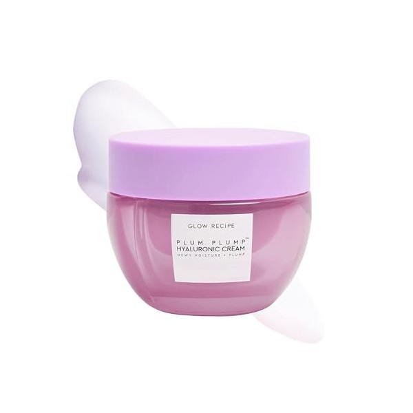 Glow Recipe Mini Plum Plum Plump Crème visage à lacide hyaluronique – Hydratant hydratant pour le visage qui repulpe et équi ...