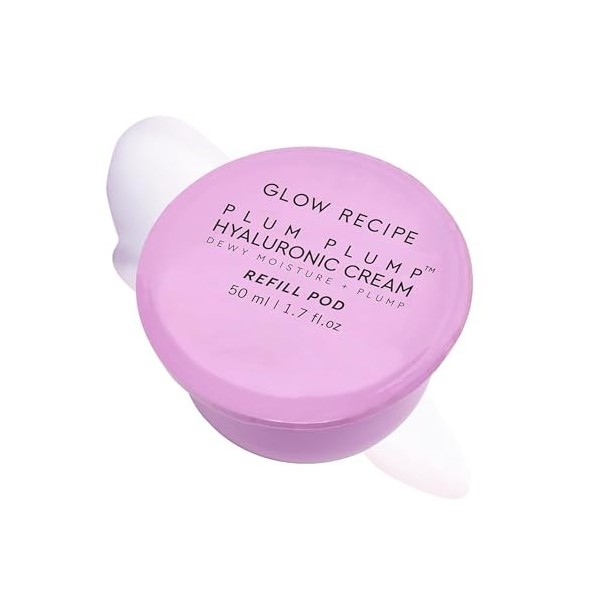 Glow Recipe Mini Plum Plum Plump Crème visage à lacide hyaluronique – Hydratant hydratant pour le visage qui repulpe et équi ...